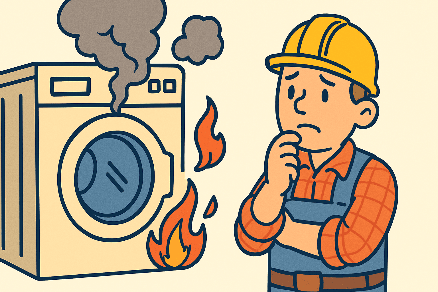 Burning Smell from Dryer? Stop Using It and Check These 4 Things