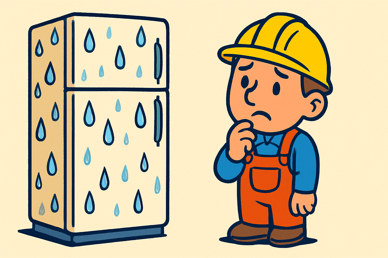 Refrigerator Sweating on the Outside? Here's What's Wrong